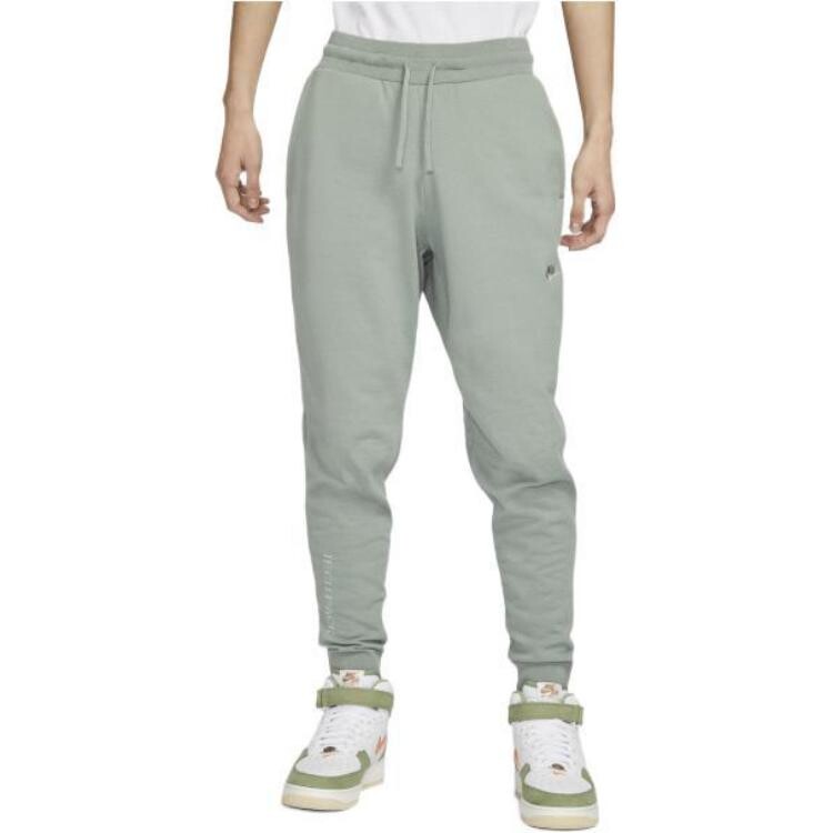 Трикотажные спортивные штаны мужские Mica Green/Light Silver/Black Nike, зеленый/светло-серебристый/черный — фото 3