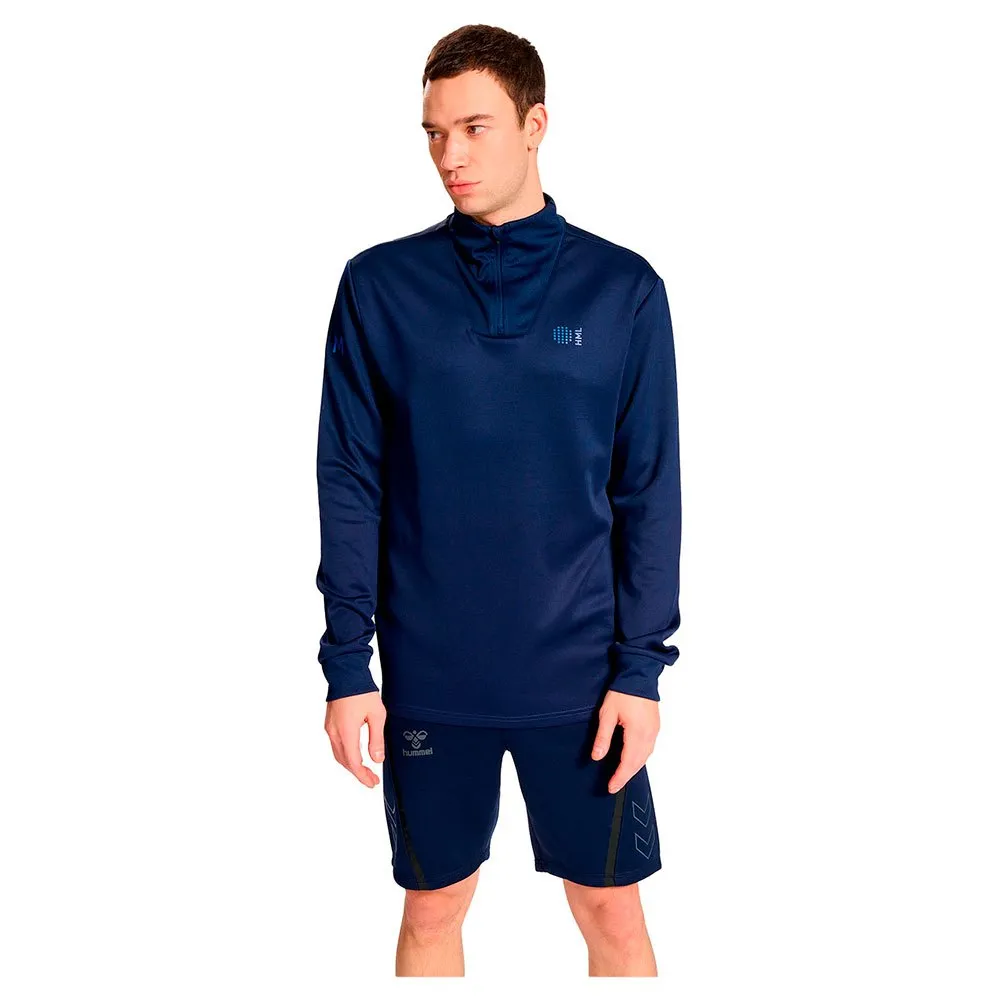 

Толстовка Hummel Court half zip, синий