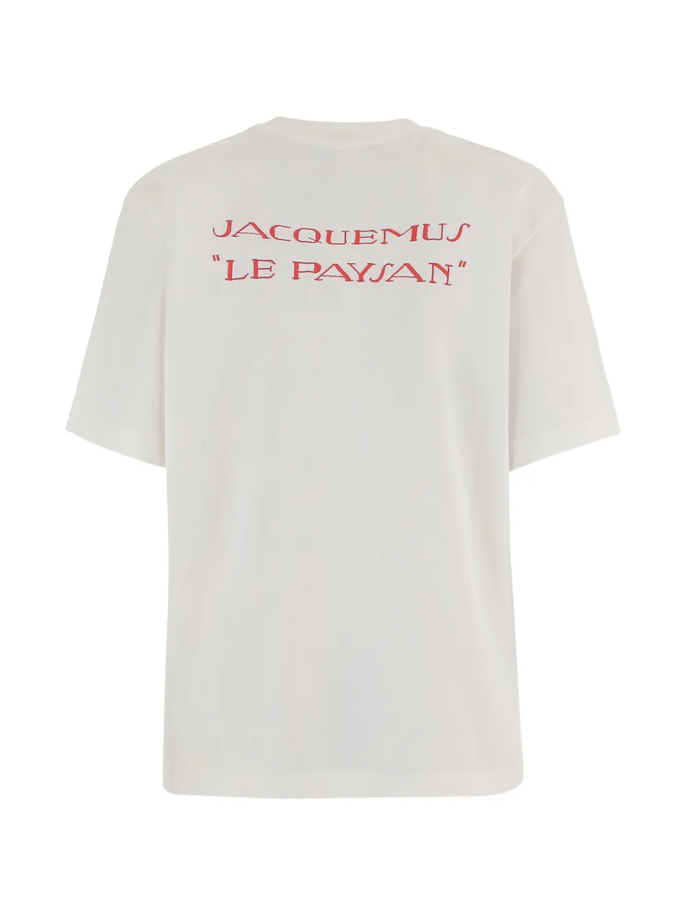 Футболка с логотипом и круглым вырезом Jacquemus, бежевый — фото 2