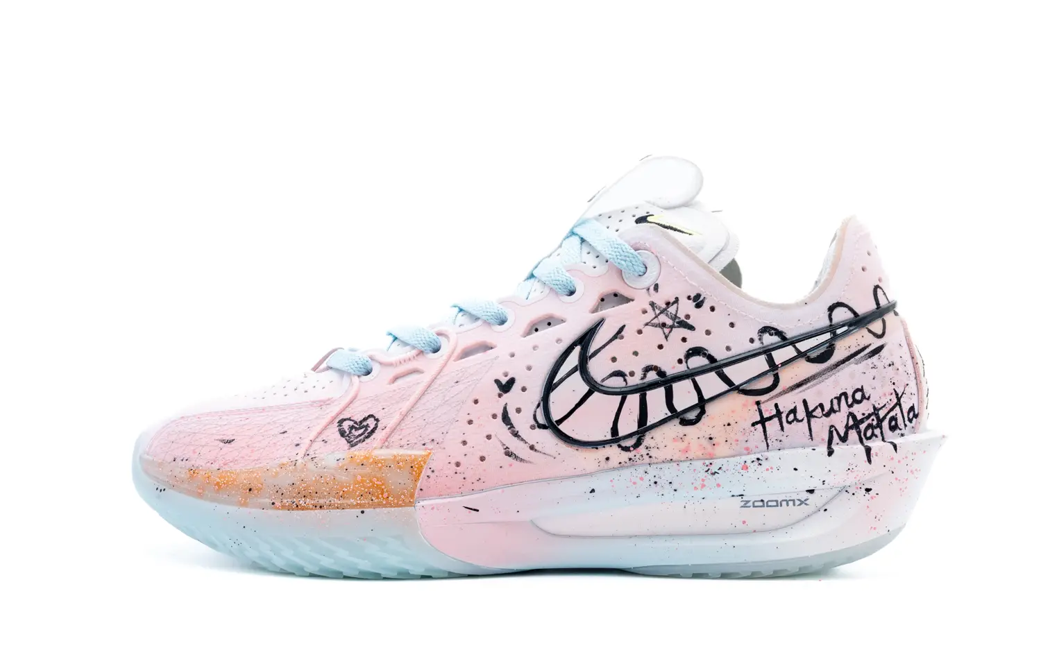 

Nike Баскетбольные кроссовки Air Zoom GT Cut 3 Low, мужские, розовые