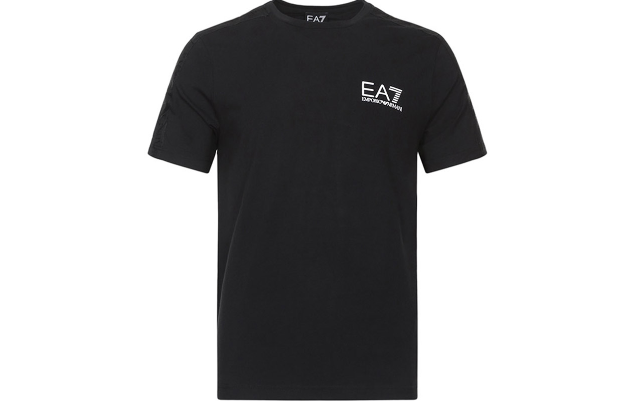 

Толстовка с принтом логотипа Ea7 EMPORIO ARMANI, черный