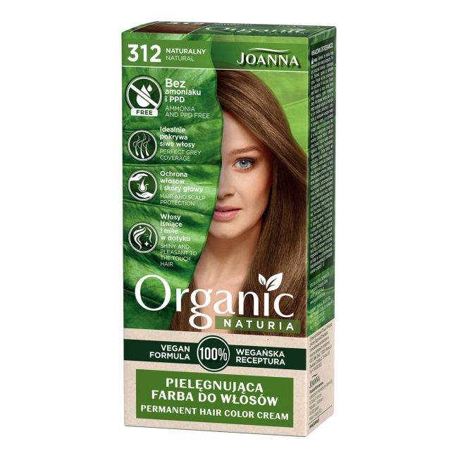 

Органическая краска для волос Naturia Joanna, цвет 312 natural