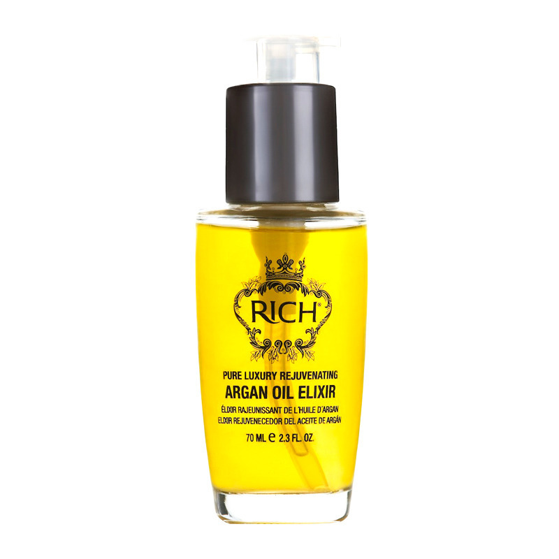 

Сыворотка/Масло для волос rejuvenating argan oil elixir Rich, 70 мл