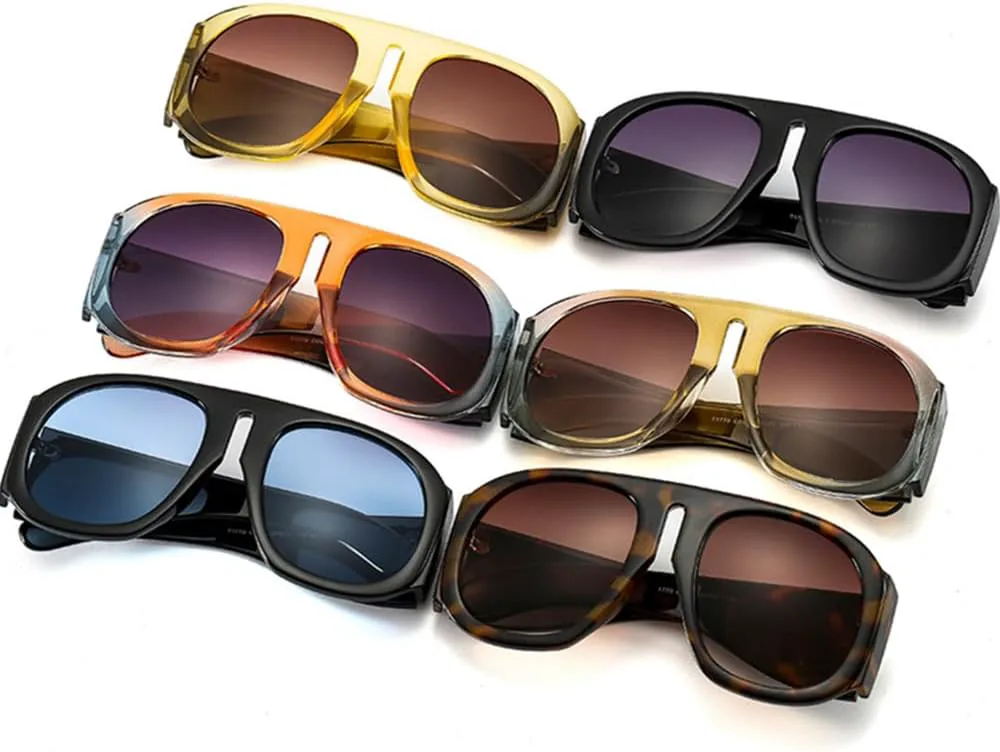 

Солнцезащитные очки UV400 с широкой оправой и панк-принтом в стиле леопард для женщин и мужчин, для бега и занятий спортом на открытом воздухе UYPTK, C3leopard-brown