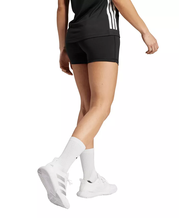 Женские волейбольные шорты 4 дюйма со средней посадкой adidas, черный — фото 3
