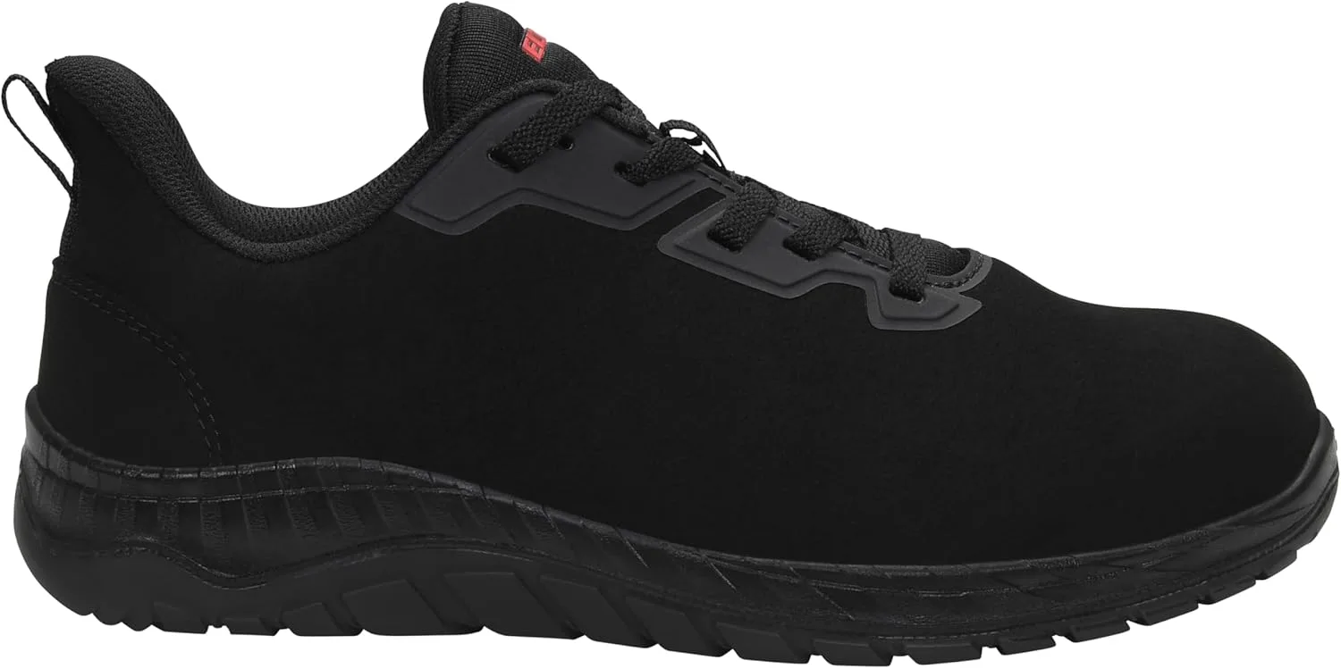 Защитные ботинки ELTEN Luan Black Low ESD S3S для мужчин и женщин, текстиль, сталь и защитные носки, легкие, классические, спортивные, черные — фото 2