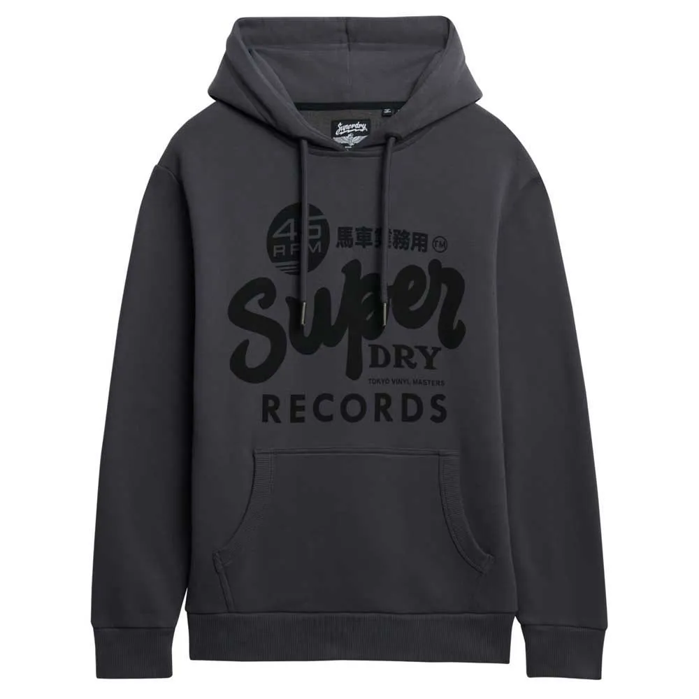 

Худи Superdry Records, черный