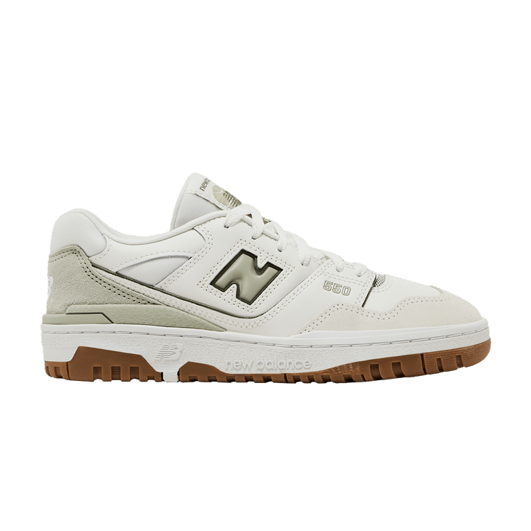 

Кроссовки New Balance 550 Big Kid 'White Olive Gum', белый