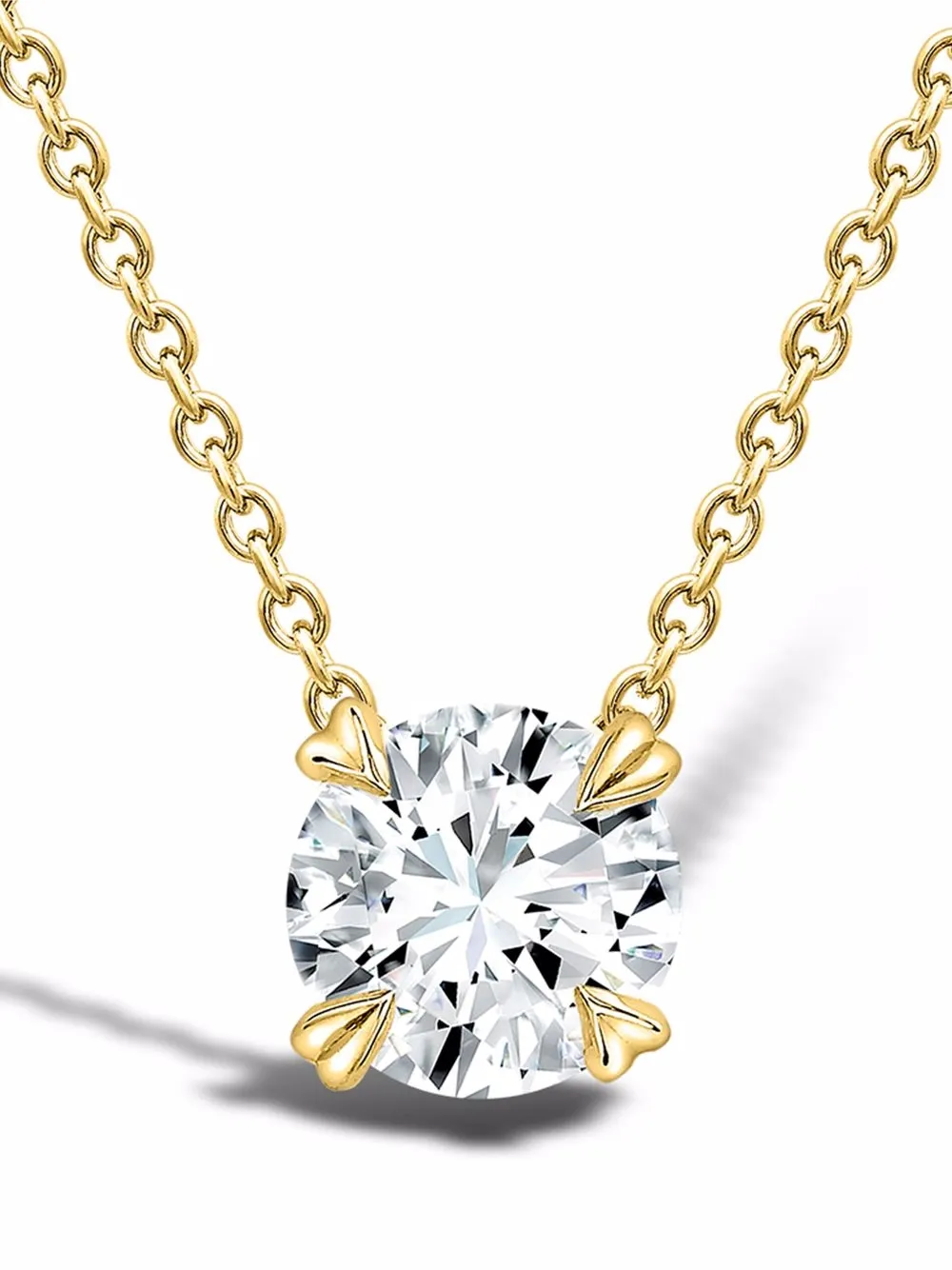 

Колье из желтого золота с бриллиантом Windsor 1.00ct Pragnell, золотой