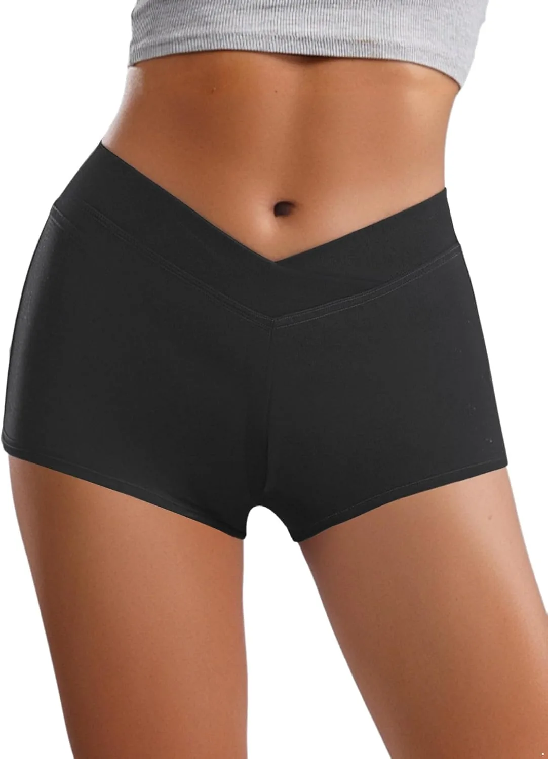 

Aislor женские шорты для танцев и йоги с V-образной талией