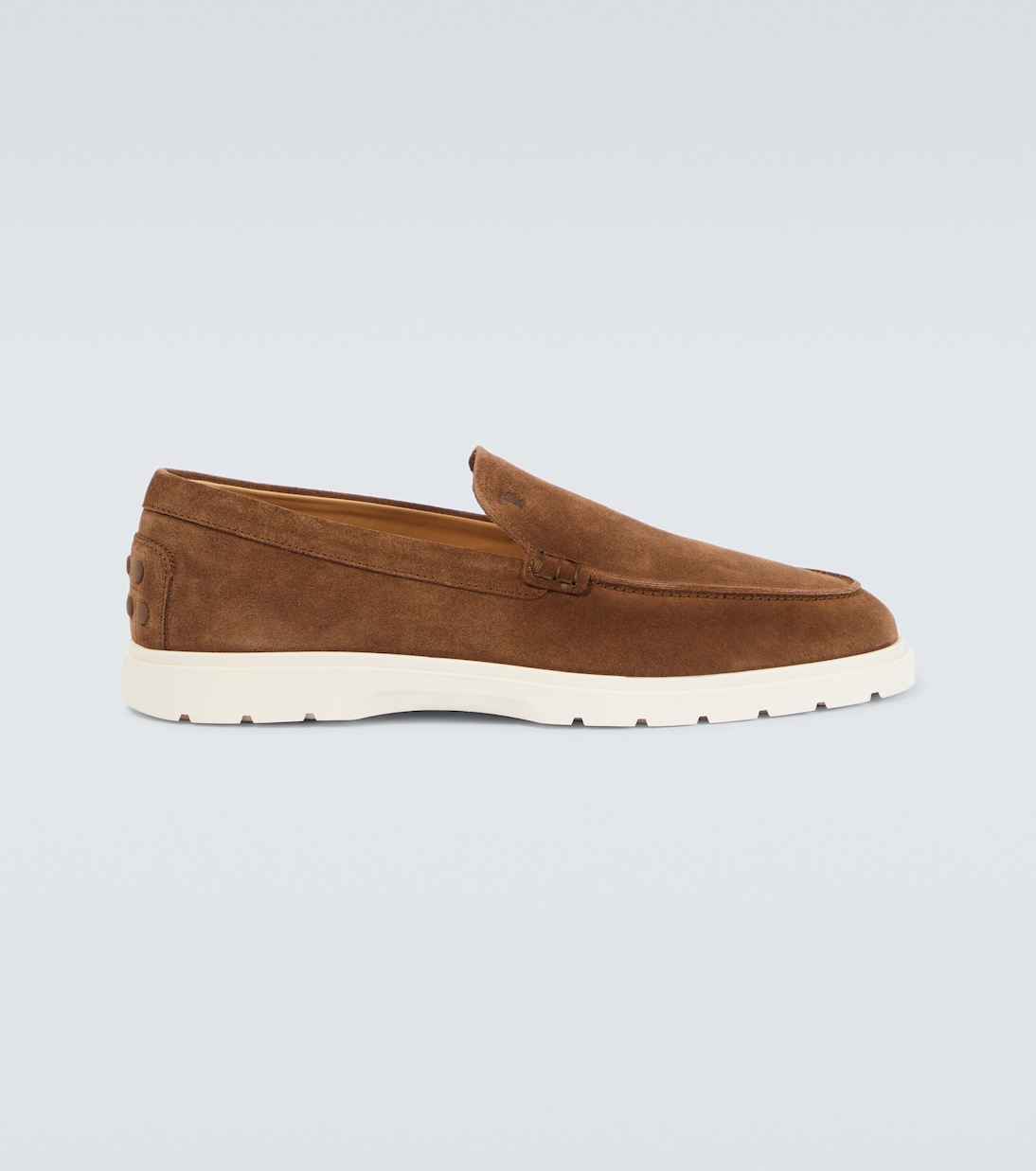 

Замшевые лоферы Tod's, Noce Chiaro + Fondo Panna
