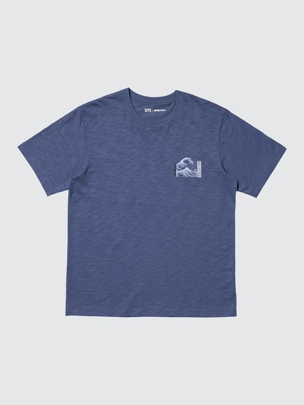 Футболка UT с графикой Ukiyo-E Uniqlo, 66 blue — фото 4