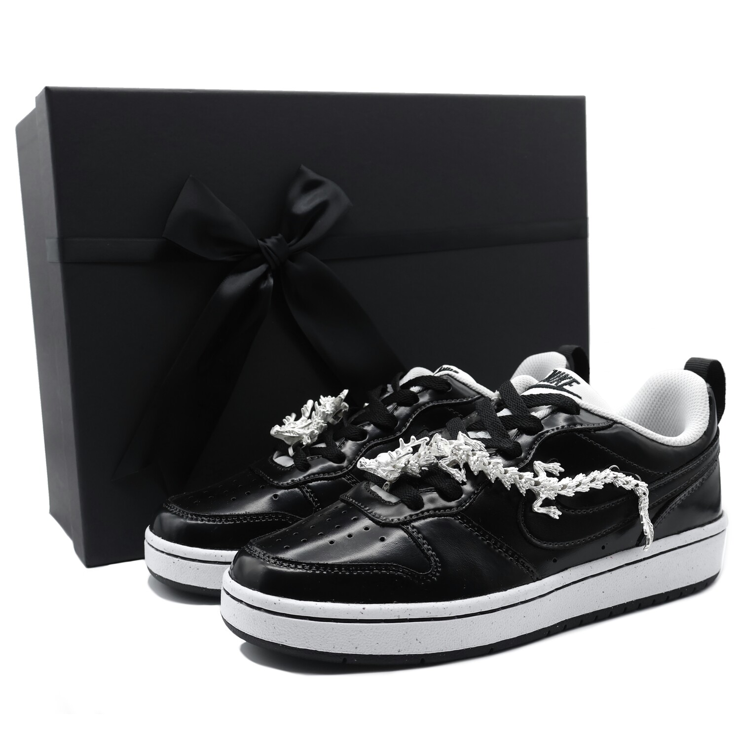 

Кроссовки Nike Skateboarding Shoes Women's Low-top Black, черный
