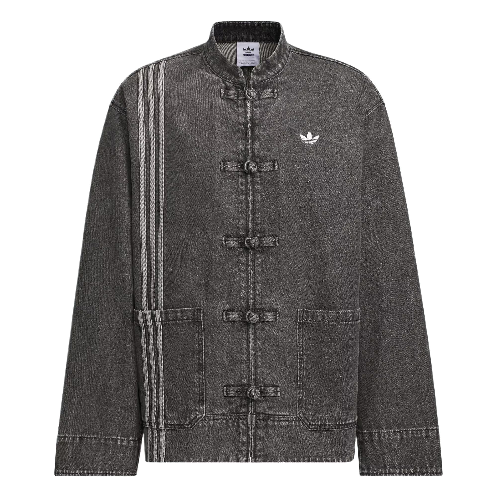 

Adidas Originals Куртка джинсовая унисекс, Medium Denim Black