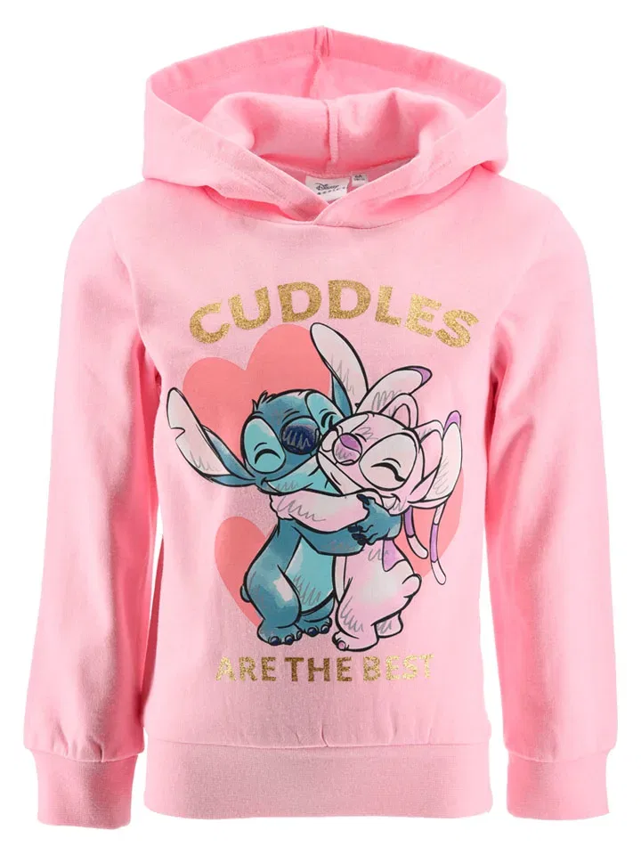 Капюшон худи Lilo & Stitch, розовый