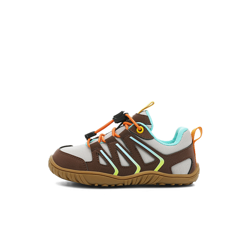 

Детские повседневные низкие кроссовки Slip Resistant Abrasion Resistant Jeep, coffee коричневый/хаки серый