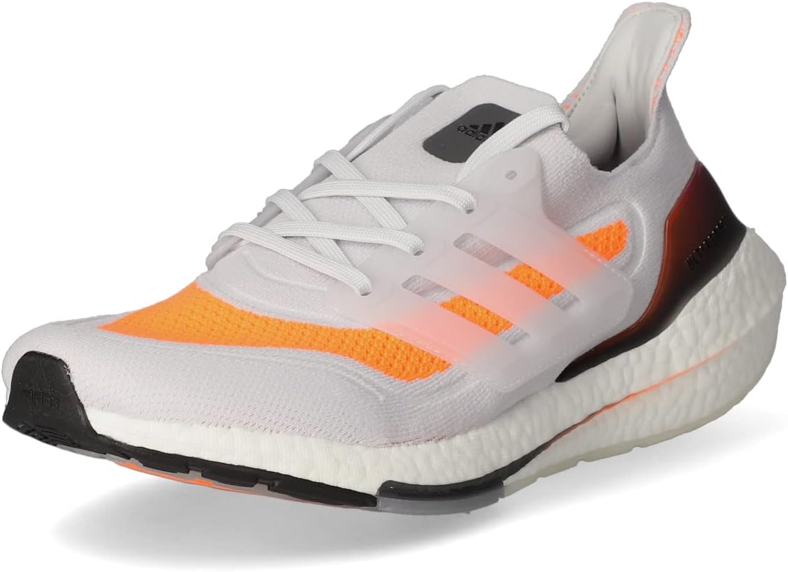 Мужские кроссовки Adidas Ultraboost 21, оранжевый/серый — фото 3