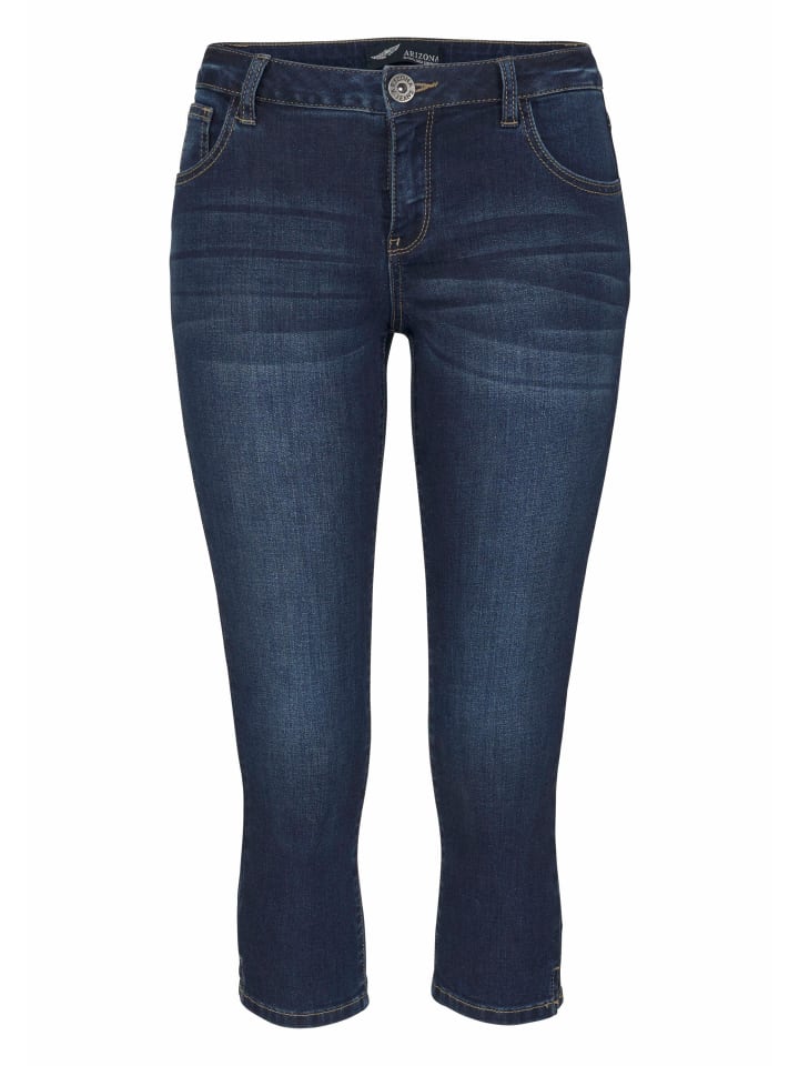 

Джинсы капри темно-синего цвета ARIZONA