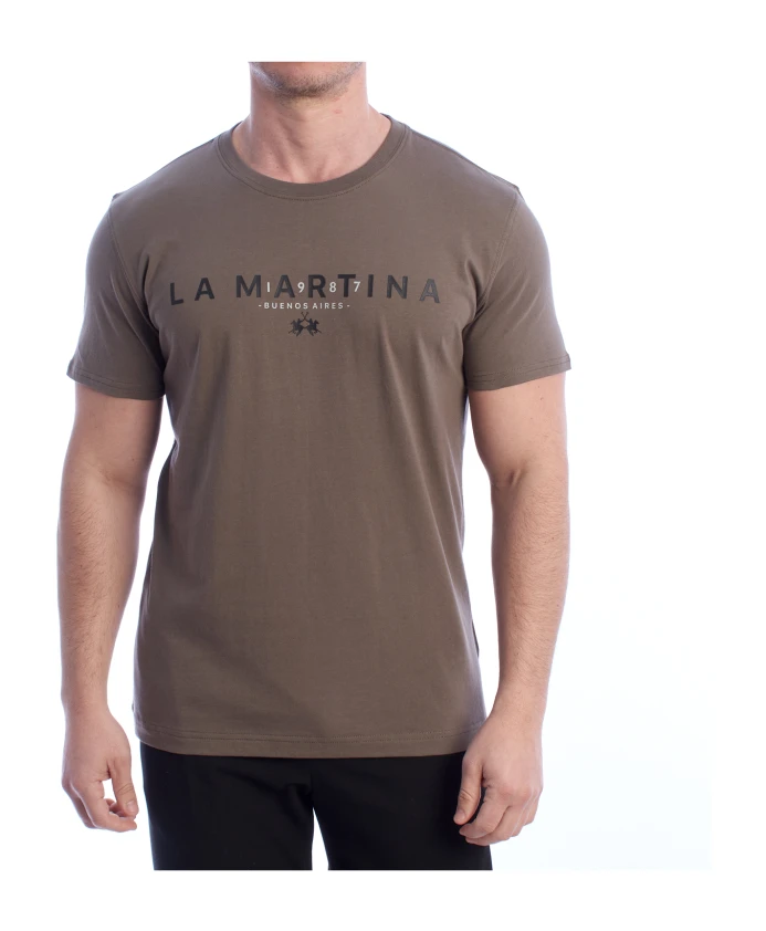 

Мужская футболка с коротким рукавом La Martina, коричневый