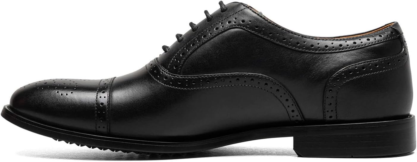 Мужские туфли Florsheim, оксфорды с носком Rucci, черный — фото 4