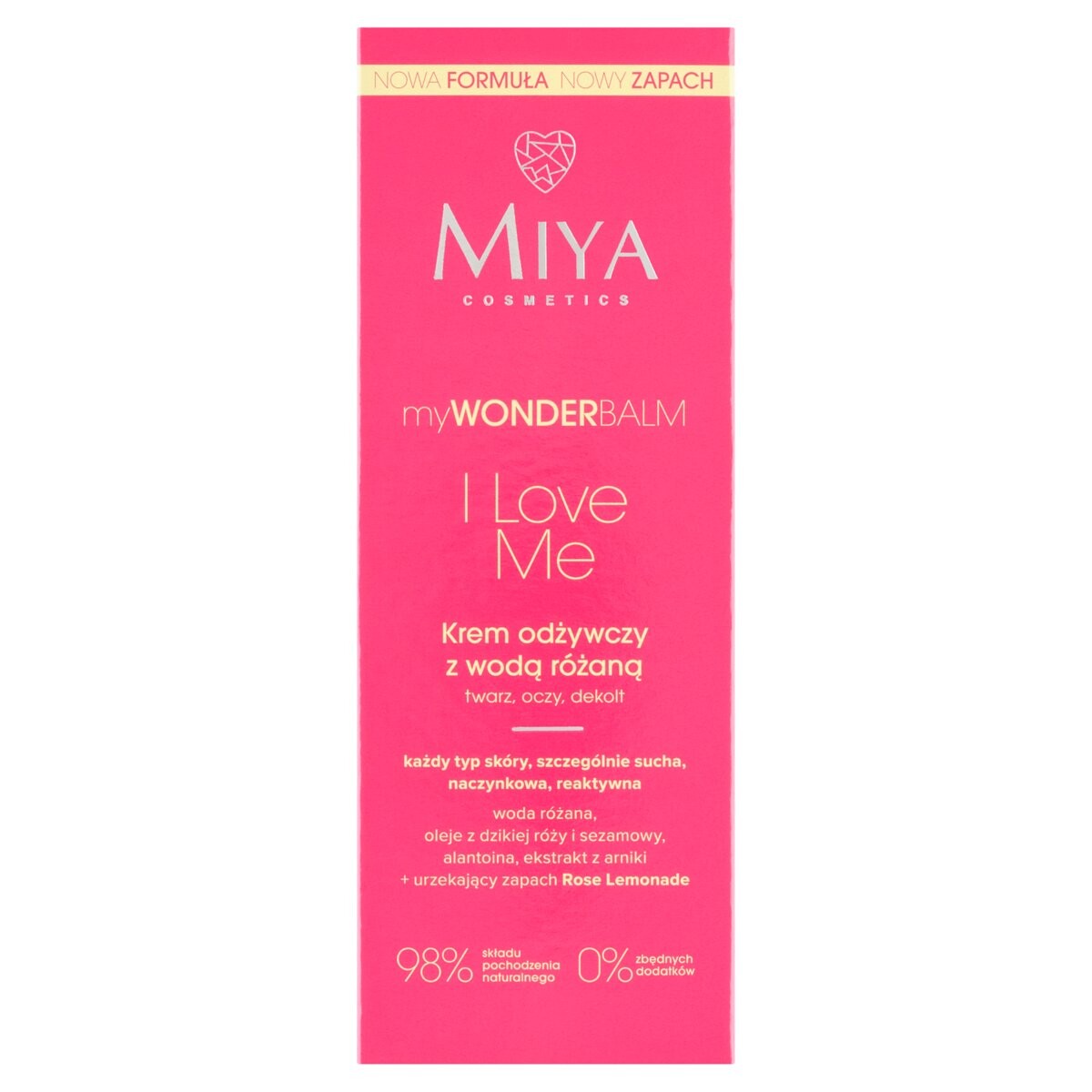 

Miya, Mywonderbalm I Love Me, питательный крем с розовой водой, 75 мл Miya Cosmetics