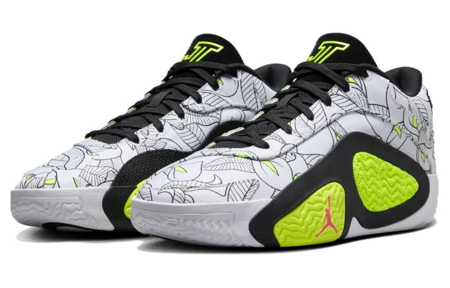 Кроссовки Air Jordan Tatum 2 PF 'Momma's Boy', белый/зелный — фото 3
