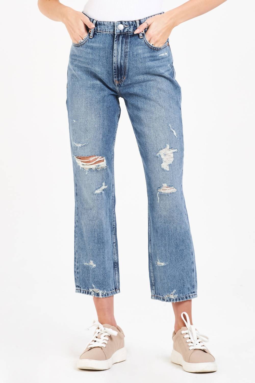 

Прямые джинсы Jodi средней степени стирки DEAR JOHN DENIM, цвет medium wash