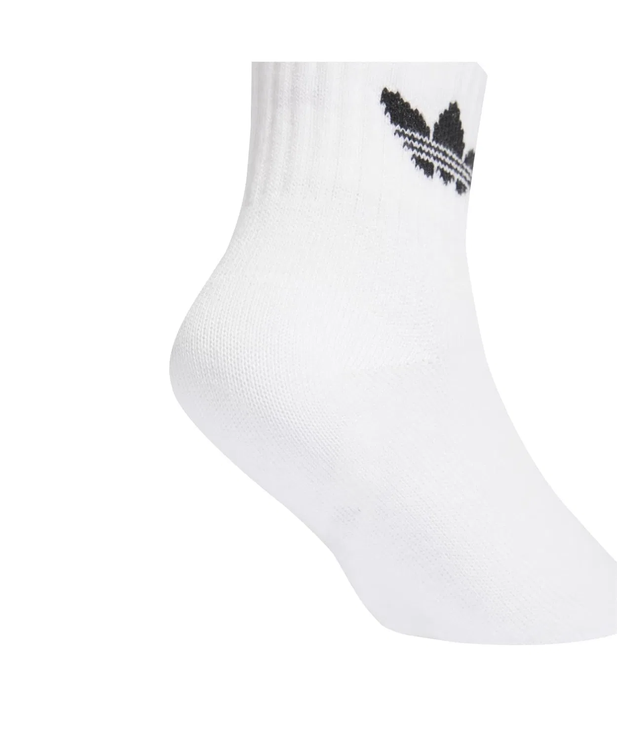 Носки детские спортивные Adidas 6 пар, короткие, белые — фото 3