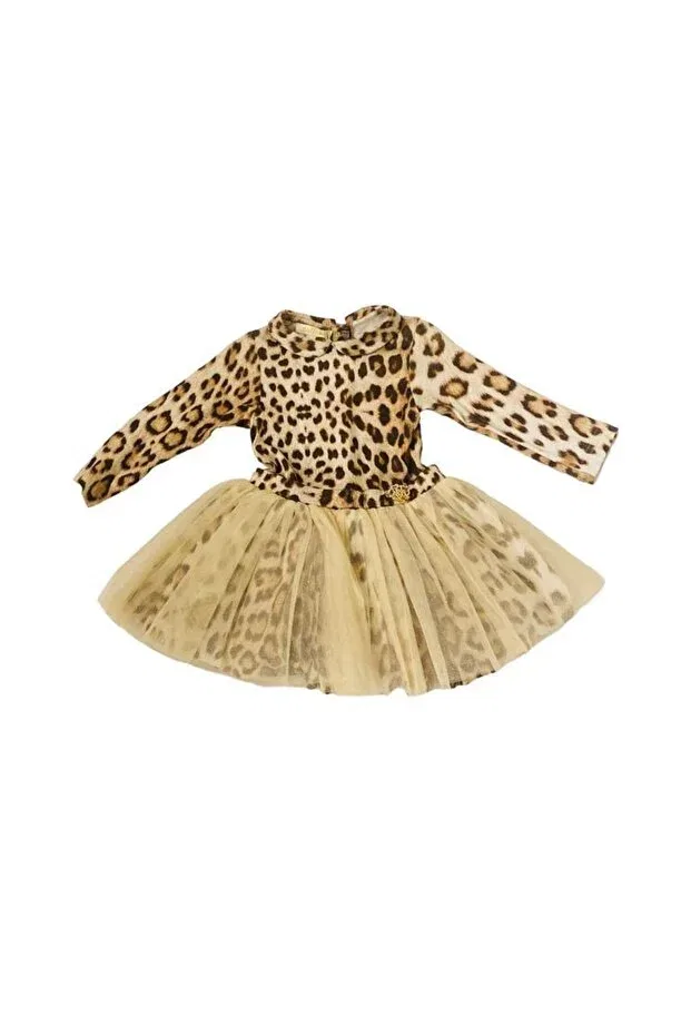 Детское платье с длинным рукавом Roberto cavalli Tomstore, Beige