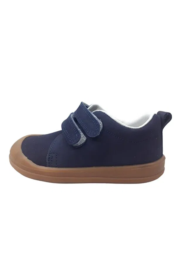 Детские повседневные кожаные туфли для мальчиков Momy, Navy Blue — фото 3