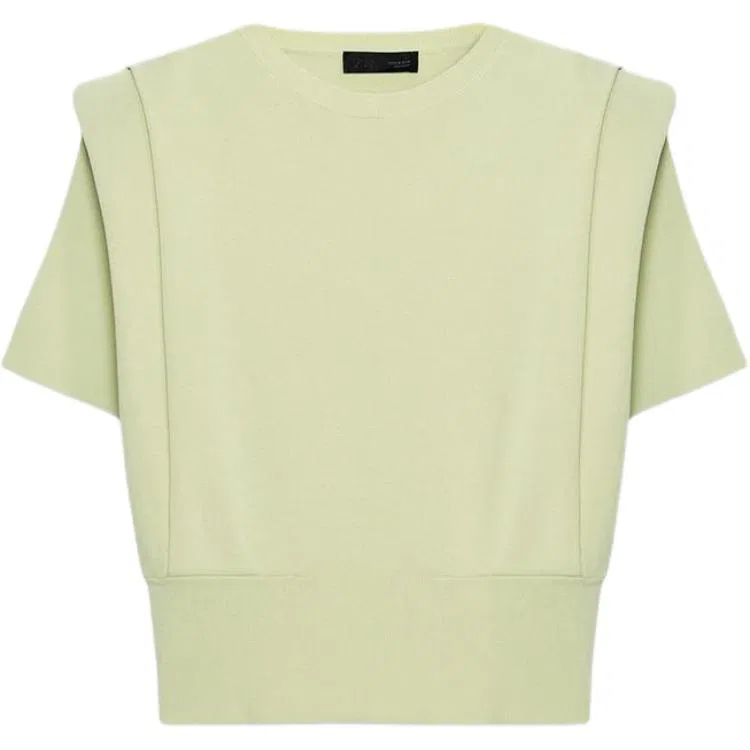 Женский свитер с круглым вырезом Verdant Green ZARA, Verdant Green