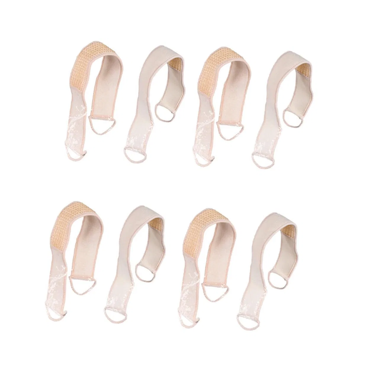 Набор из 10 мочалок для душа, Cabilock, 300 г, Beige