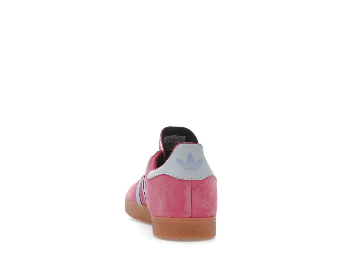 Детские кроссовки Lifestyle Adidas Gazelle, Shock Pink/Blue Spark/Halo Blue — фото 4