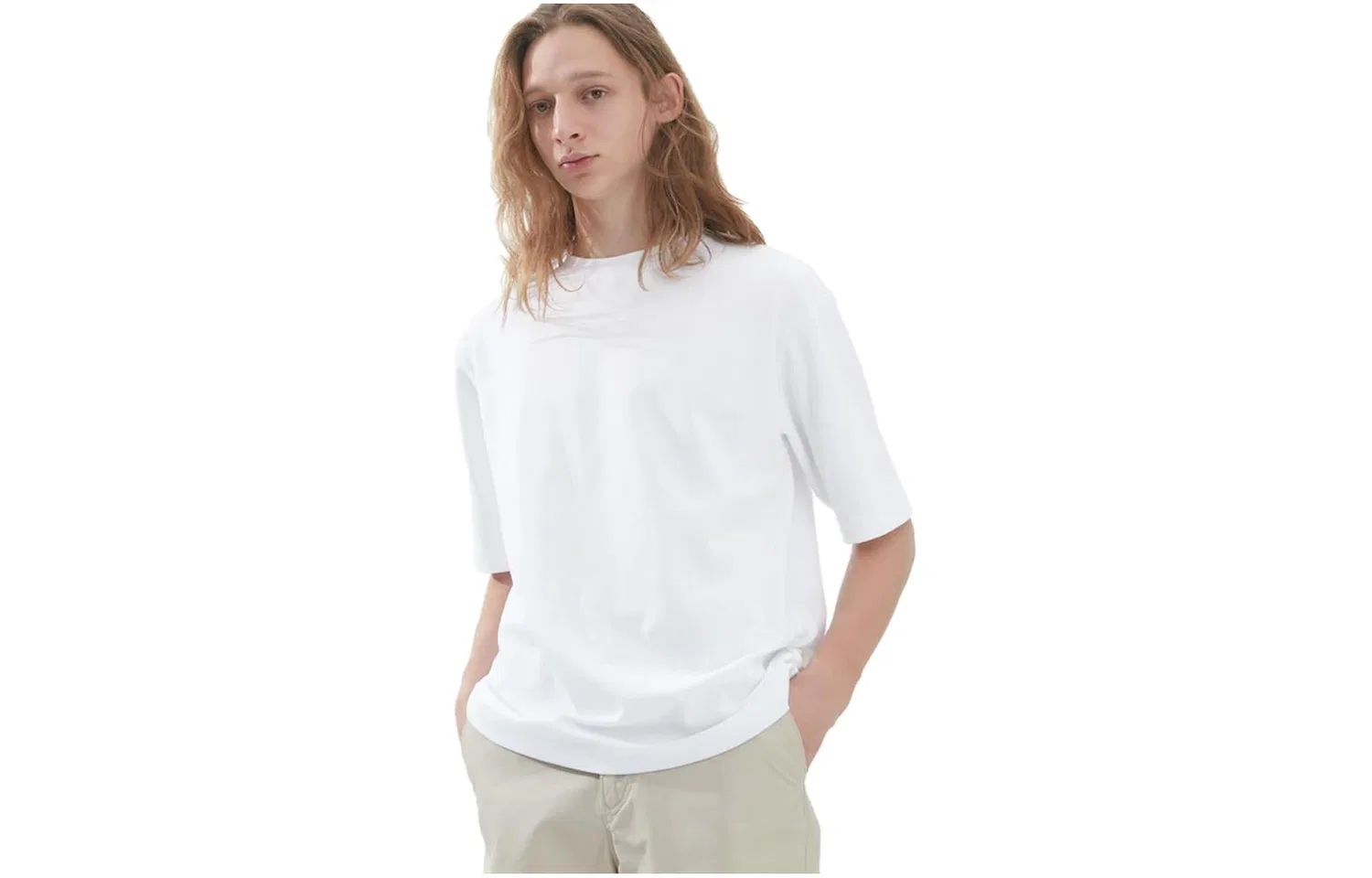 Футболка Uniqlo U Collection, Crew Neck, White Shopping Bag — фото 3