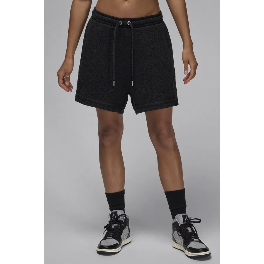 Шорты спортивные с эластичным поясом Air Jordan Loose Fit Nike, Черный