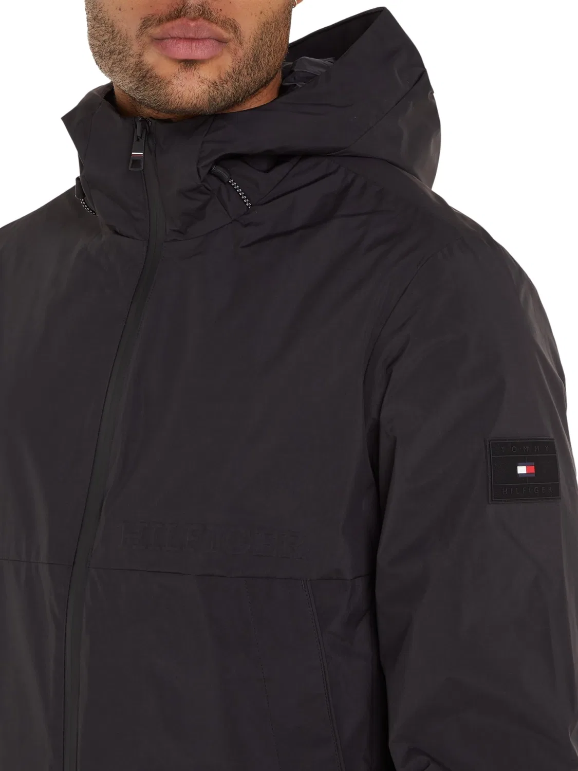 Мужская куртка демисезонная Tommy Hilfiger, Black (Black) — фото 3