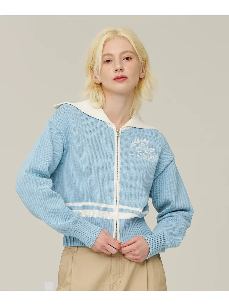 Кардиган модель W Sailor SUPERDRY, Light Blue
