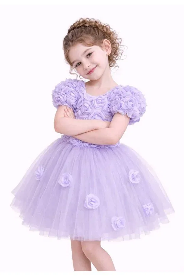 Женское платье для девочек с цветочным принтом Carnaval Wear, Purple