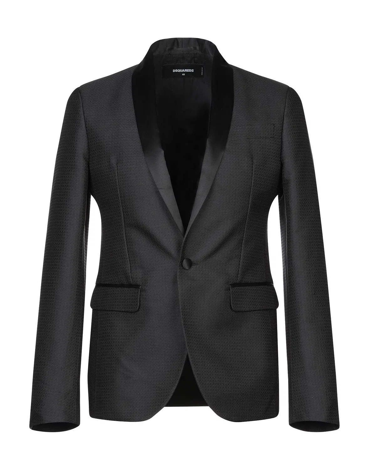 Мужской блейзер с лацканами Dsquared2, черный
