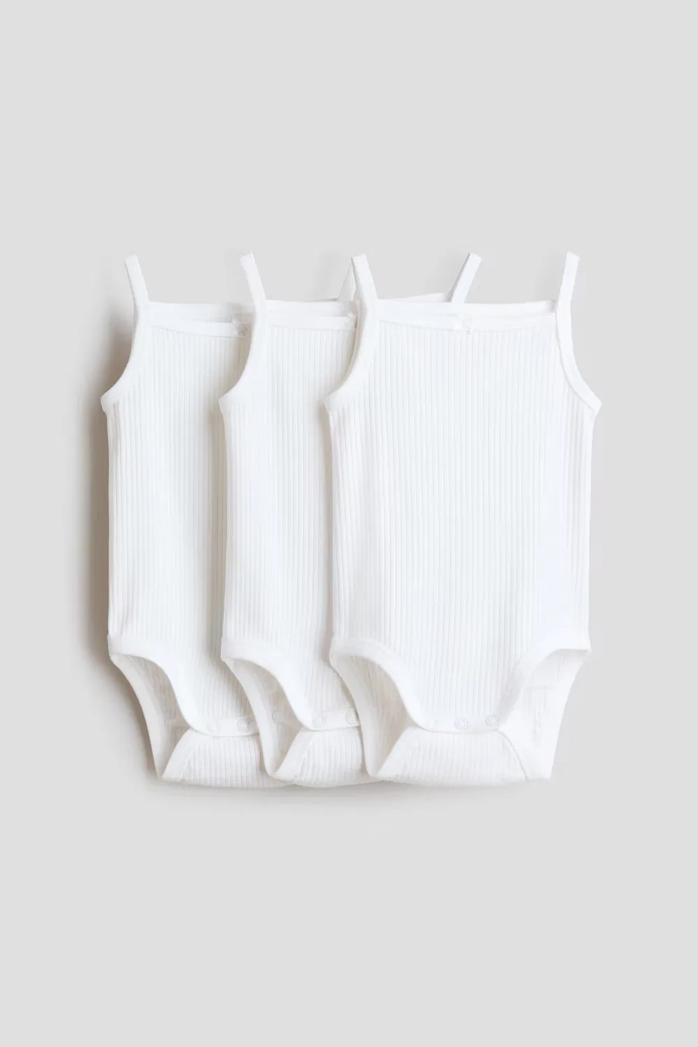 Комплект из 3 боди без рукавов H&M, Weiß
