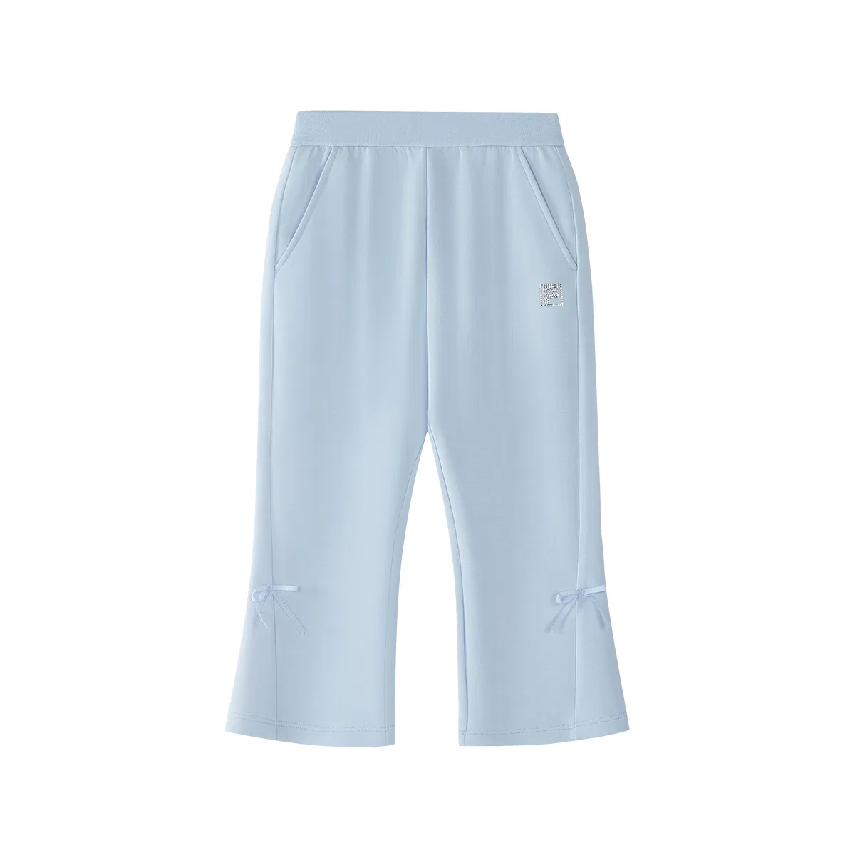 Детские трикотажные спортивные штаны средней посадки Sky Clear Blue FILA KIDS