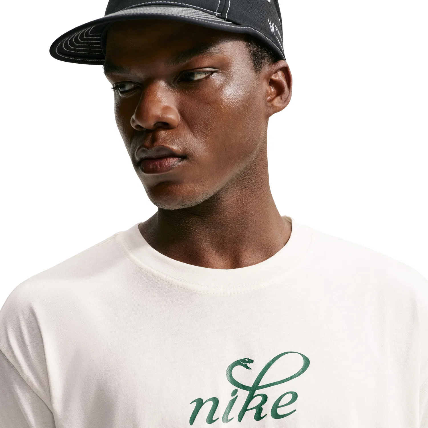 Мужская футболка с принтом Nike Sportswear Sail, белый — фото 2