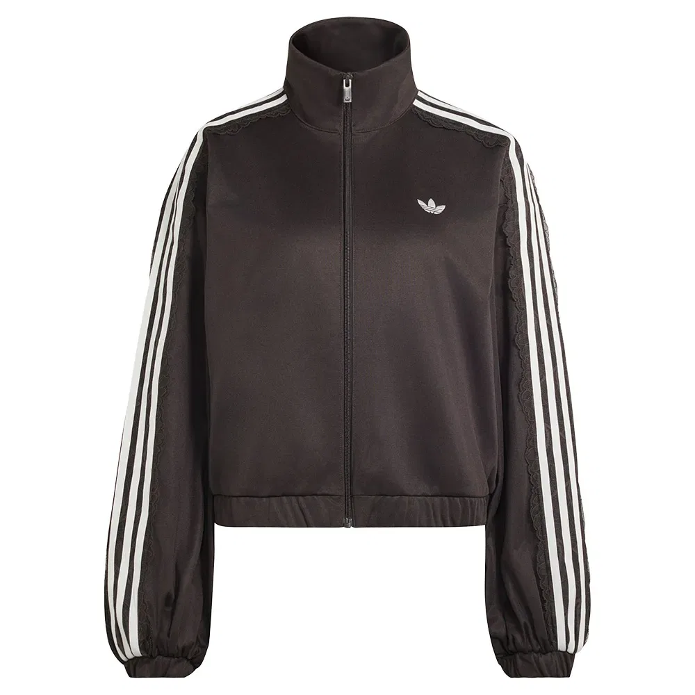 Женский свитшот оверсайз с кружевной вставкой Lace Oversized Archive Adidas Originals, Brown