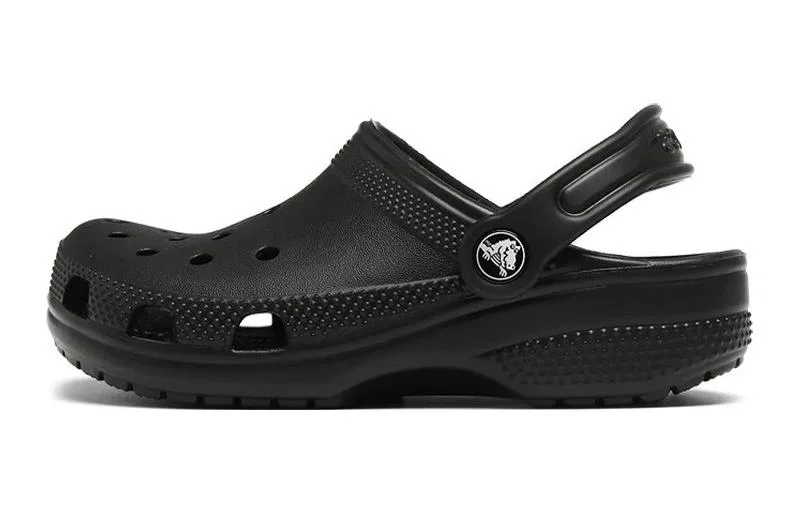 Детские сандалии с длинным ремешком Black (Comes with Shoe Charms) Crocs, Black — фото 3