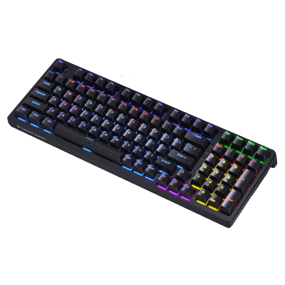 

Механическая клавиатура Lenovo Aurora GK10, Blue Switch, Classic Black, английская раскладка