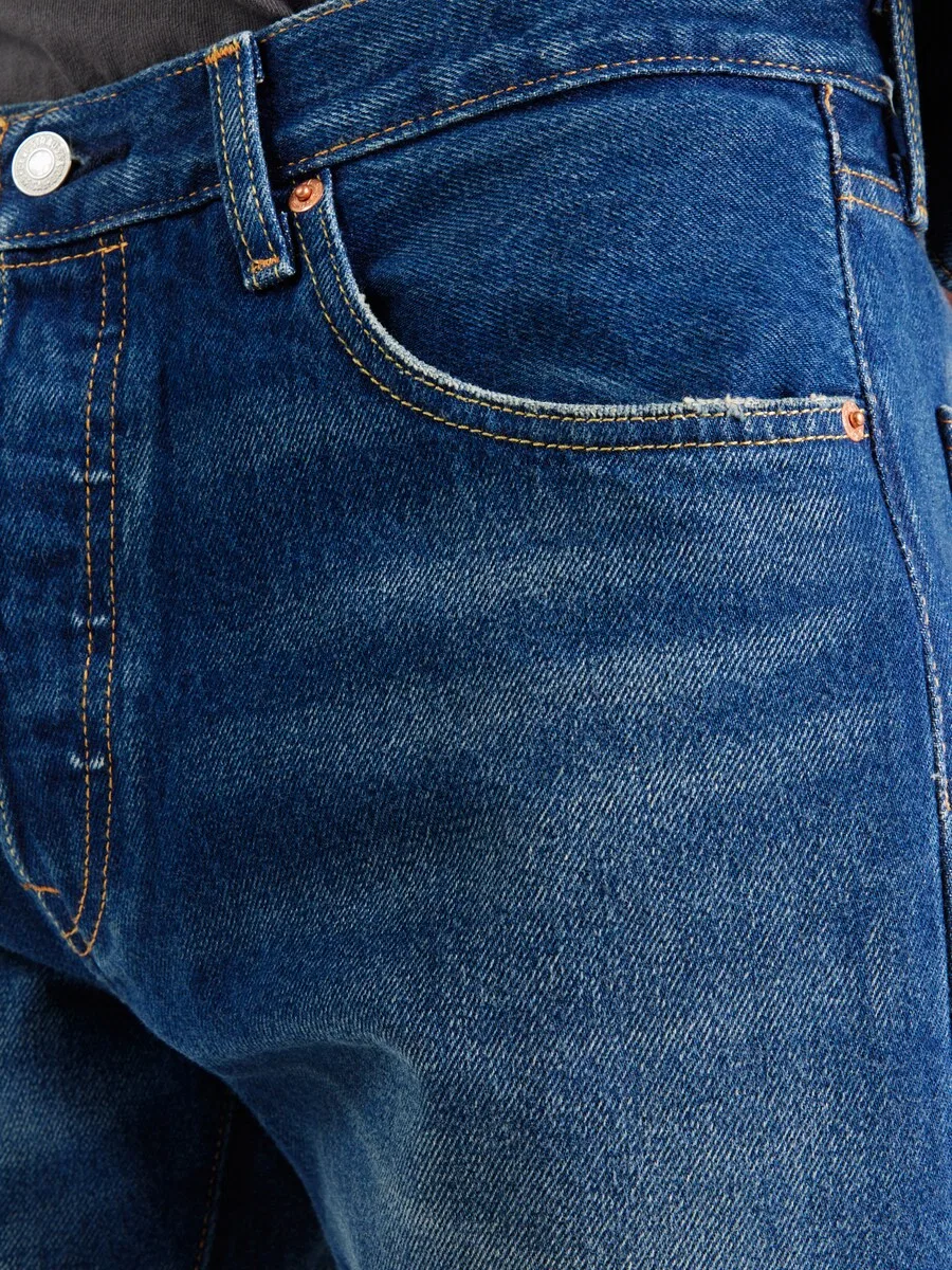Джинсы LEVI'S Regular '501 Relaxed' темно-синего цвета — фото 3