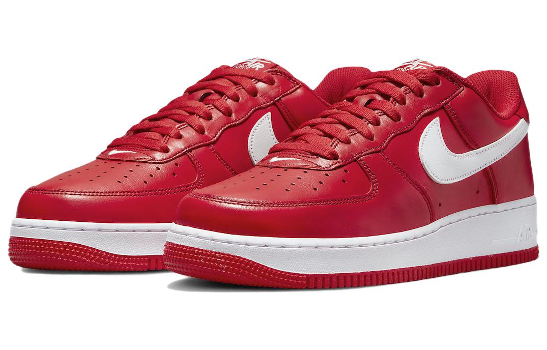 Кроссовки Nike Air Force 1 Low '07, красный/белый — фото 3