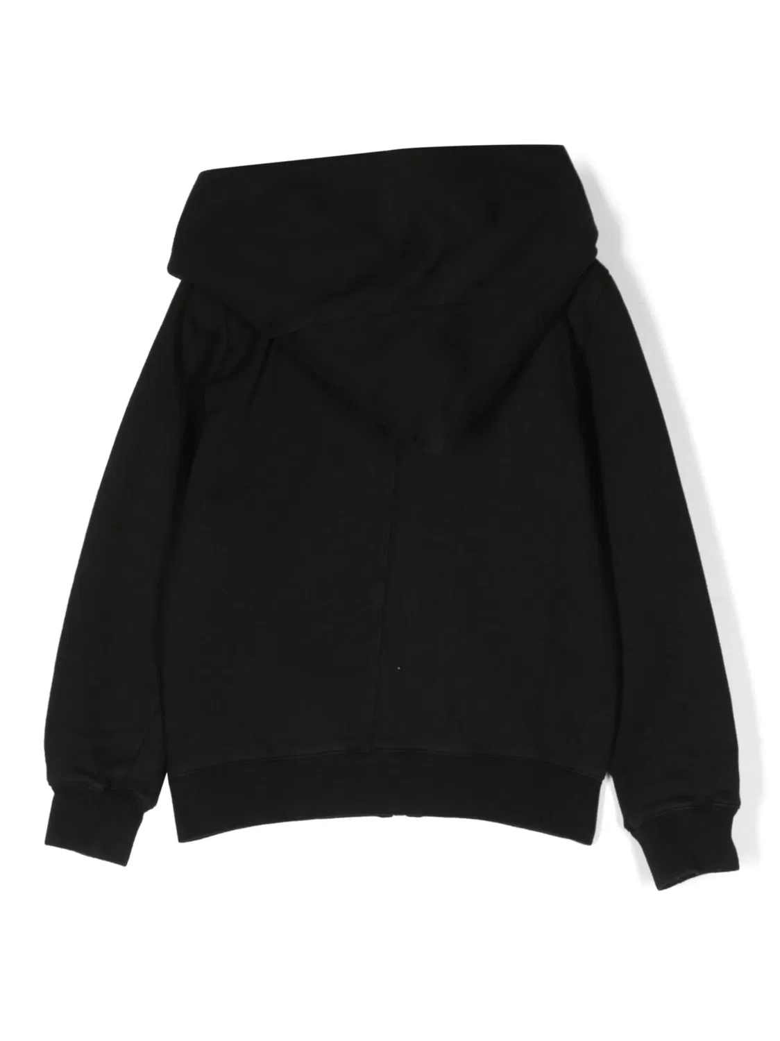 Худи на молнии из хлопка Rick Owens DRKSHDW, черный — фото 2