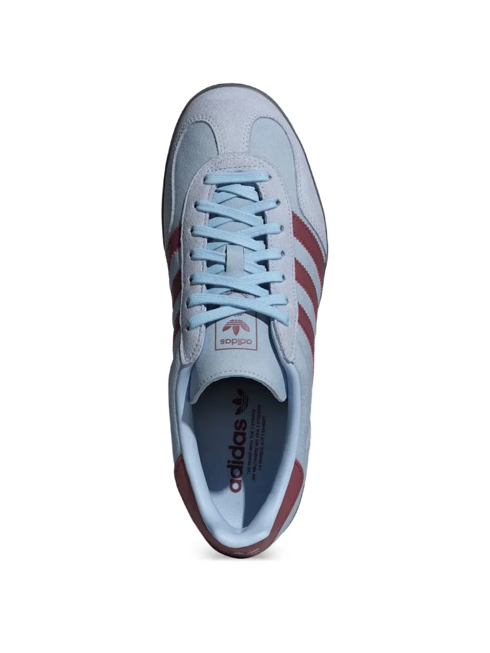 Кроссовки Gazelle для игры в помещении с логотипом Adidas, синий — фото 3