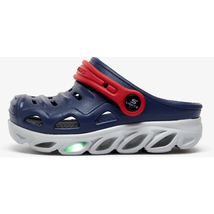 Детские сандалии с подсветкой Skechers, Темно-синий — фото 2